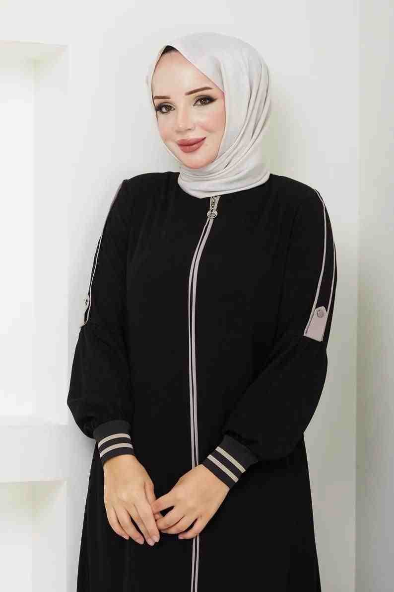 Chic Abaya with Hidden Zipper | Infinite Vibes - INFINITE VIBES