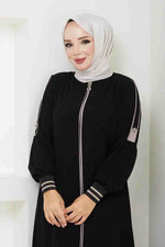 Chic Abaya with Hidden Zipper | Infinite Vibes - INFINITE VIBES