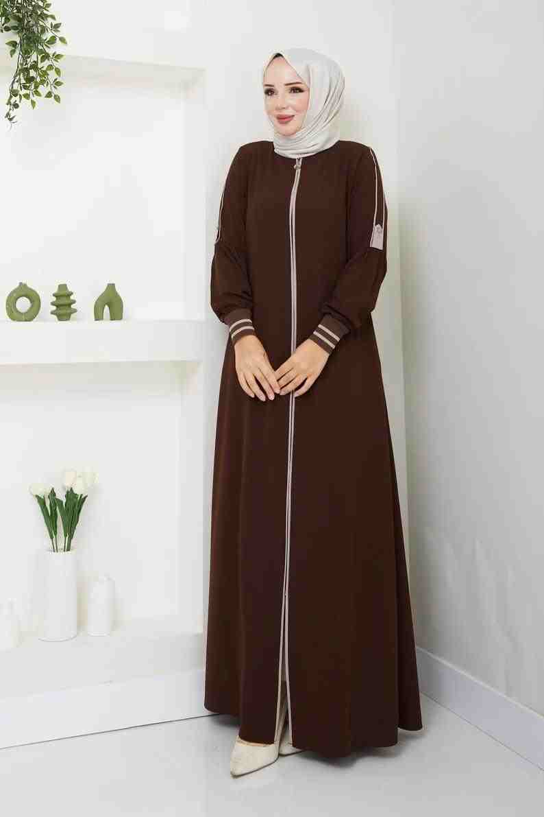 Chic Abaya with Hidden Zipper | Infinite Vibes - INFINITE VIBES