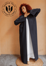 Exquisite Black Abaya: Unparalleled Quality Handwork and Unique Design for Timeless Elegance with Sheila - INFINITE VIBES