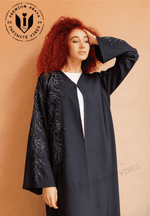 Exquisite Black Abaya: Unparalleled Quality Handwork and Unique Design for Timeless Elegance with Sheila - INFINITE VIBES