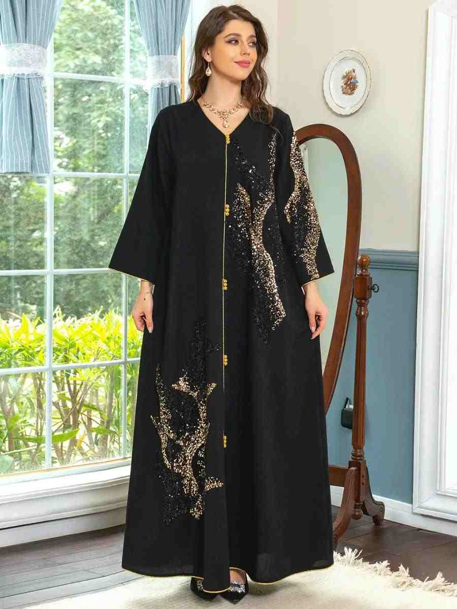 Dubai 2024 Floral Embroidery Luxury Abayas: Elevate Your Style with Casual Elegance - INFINITE VIBES