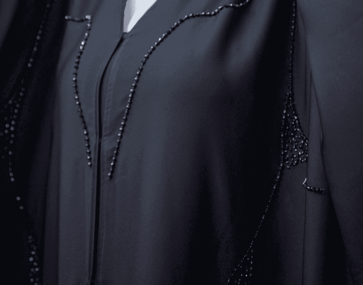 Stunning Butterfly Abaya Design with Stone Work with a sheila | Modest Fashion | Abaya Collection - INFINITE VIBES