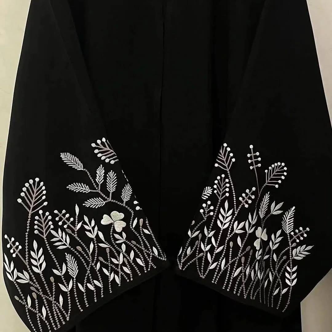 floral-embroidered-black-abaya-barbie-fabric-infinite-vibes