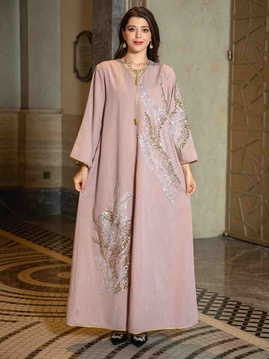 Dubai 2024 Floral Embroidery Luxury Abayas: Elevate Your Style with Casual Elegance - INFINITE VIBES
