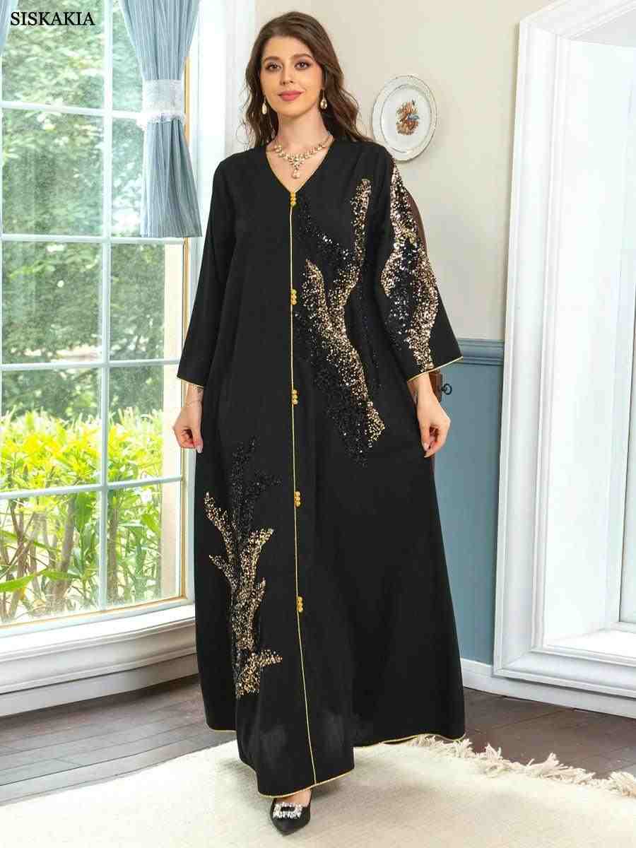 Dubai 2024 Floral Embroidery Luxury Abayas: Elevate Your Style with Casual Elegance - INFINITE VIBES