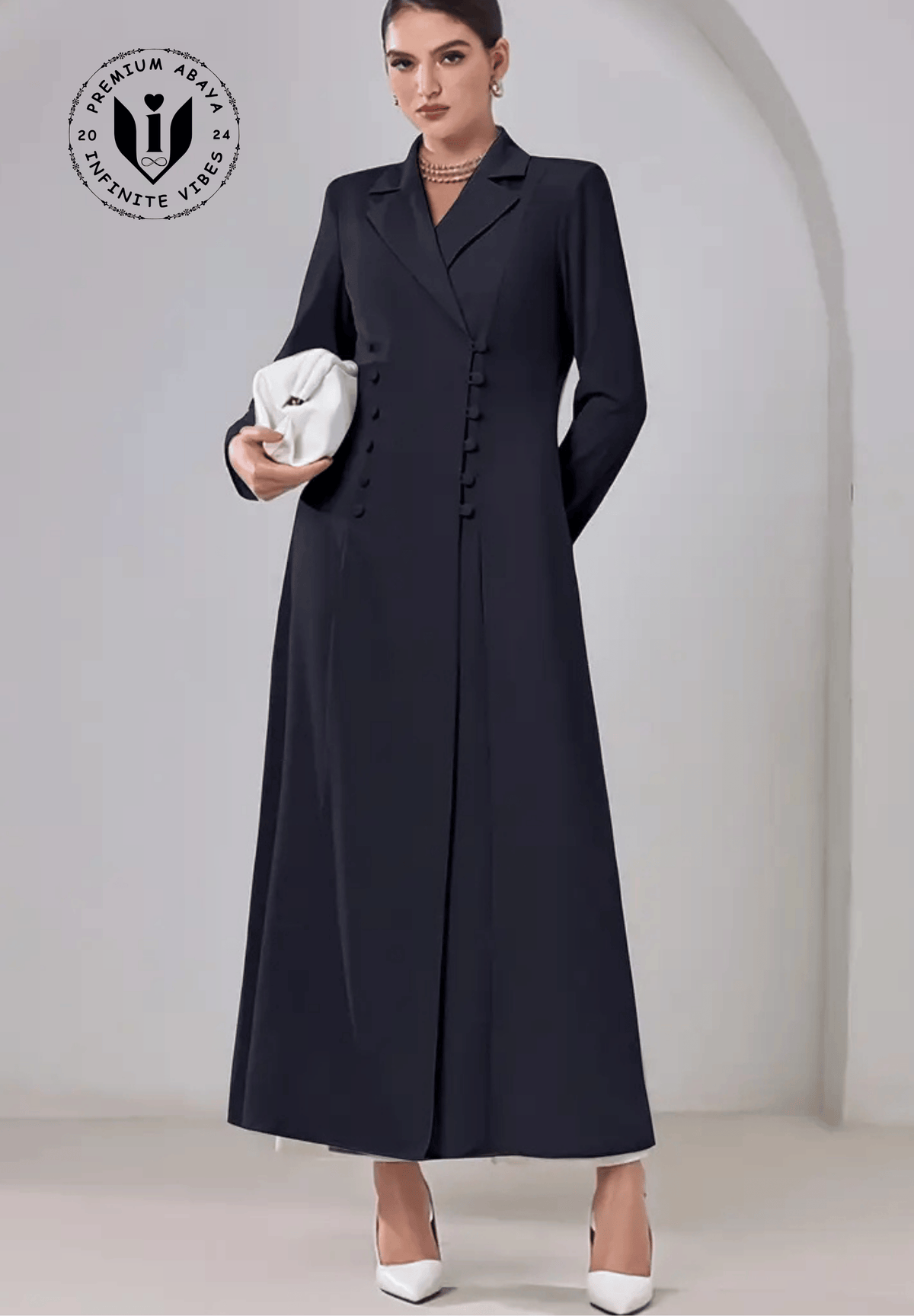 Modern_Double_Breasted_Abaya_Style_ElegantAbayaCollectionInfiniteVibes