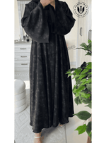 Elegant Floral Abaya | Ramadan & Eid Collection 2025 | Dubai Premium Design Abaya