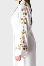 Shop White Floral Abaya | Premium Collection at Infinite Vibes Abayas - INFINITE VIBES 