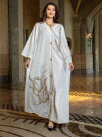 Dubai 2024 Floral Embroidery Luxury Abayas: Elevate Your Style with Casual Elegance - INFINITE VIBES 