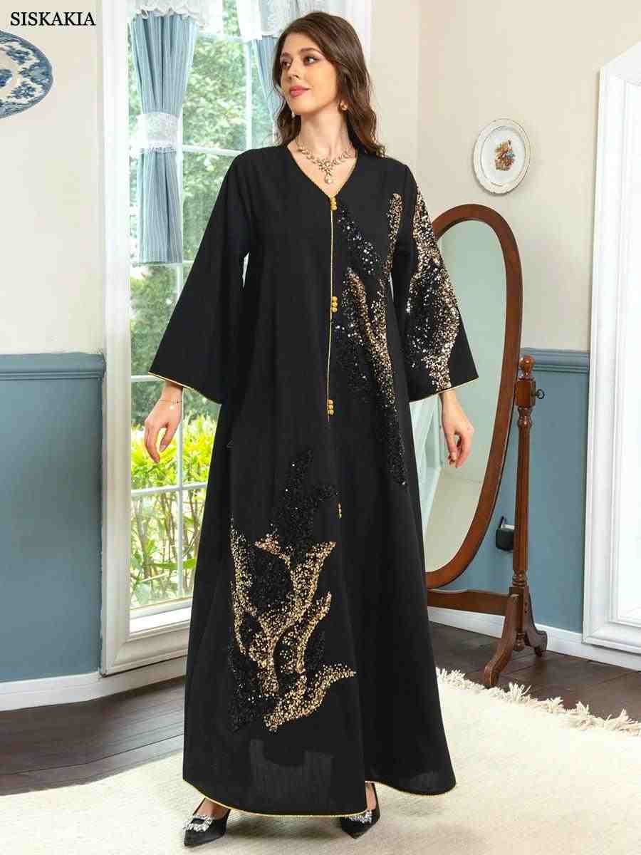 Dubai 2024 Floral Embroidery Luxury Abayas: Elevate Your Style with Casual Elegance - INFINITE VIBES 